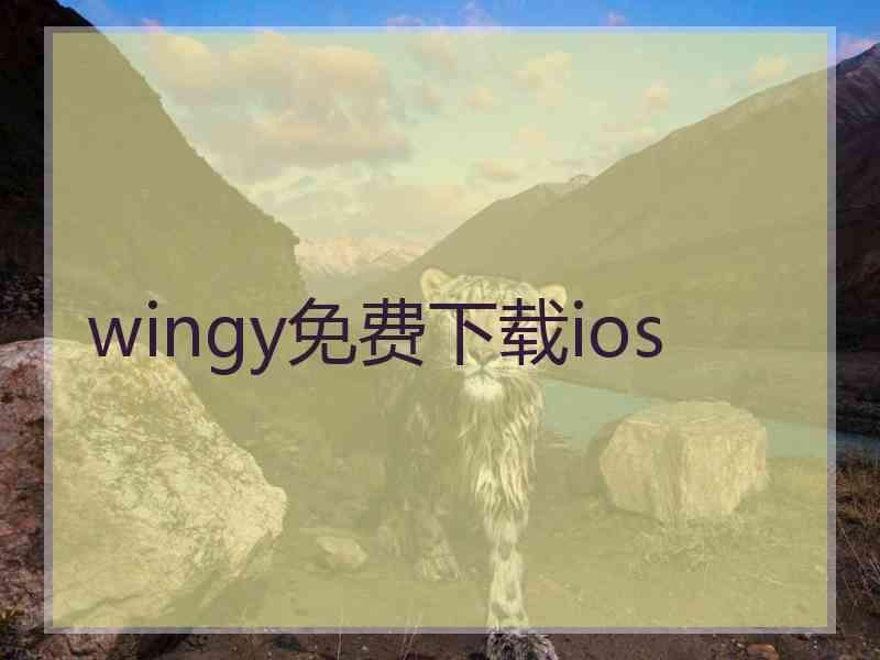 wingy免费下载ios