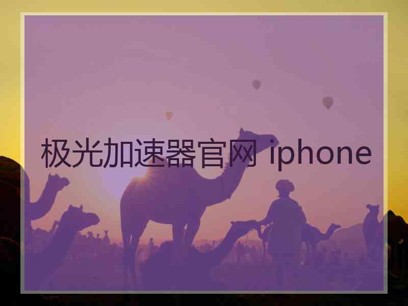 极光加速器官网 iphone